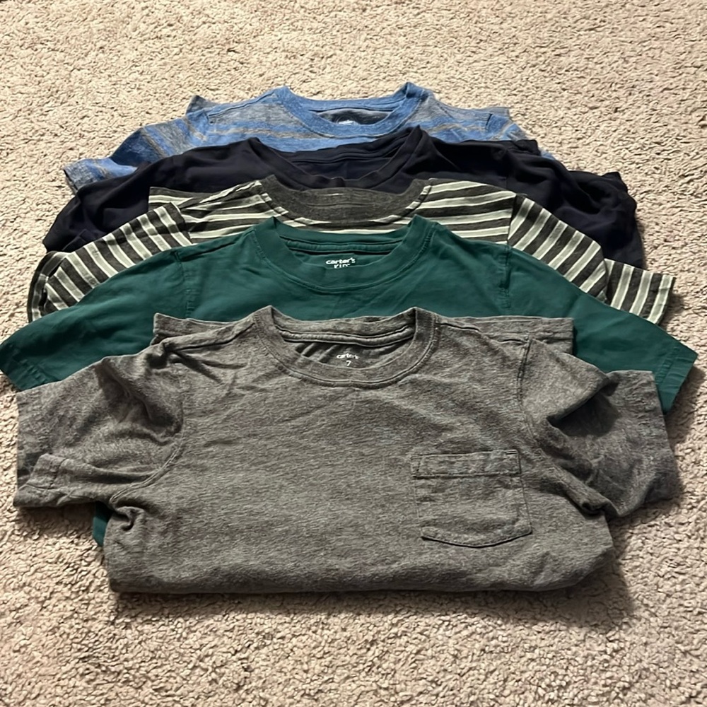 👕 Bundle of 5 Crew Neck Short Sleeve Tshirts👕